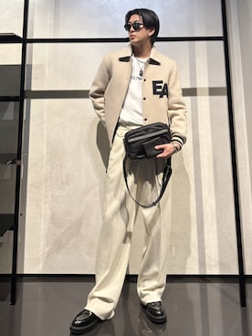 「お洒落さんとつながりたい」｜「アイテム（財布/小物）」を使った、IBUKIさん（メンズ・182cm）の秋コーディネート