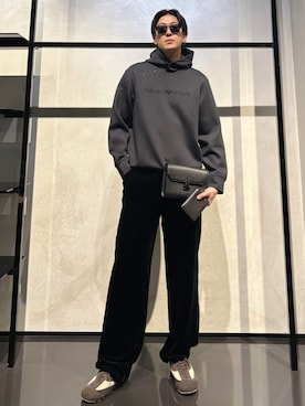 「アイテム（財布）」を使った、IBUKIさん（メンズ・182cm）の秋コーディネート