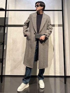 「アイテム（財布）」を使った、IBUKIさん（メンズ・182cm）の秋コーディネート