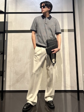 「アイテム（ボディバッグ/ウエストポーチ）」を使った、IBUKIさん（メンズ・182cm）の秋コーディネート