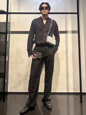 「アイテム（財布）」を使った、IBUKIさん（メンズ・182cm）の夏コーディネート