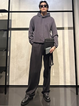 「アイテム（アクセサリー）」を使った、IBUKIさん（メンズ・182cm）の冬コーディネート