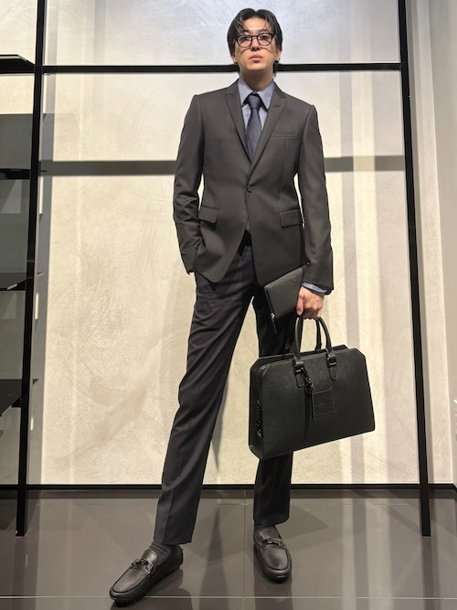 エンポリオ アルマーニ】シングルブレストジャケット バージンウール製