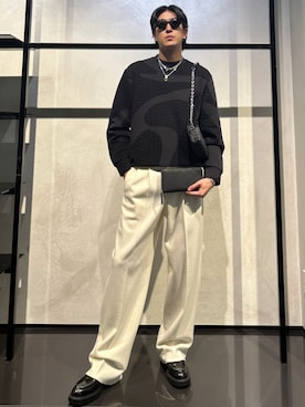 「アイテム（財布）」を使った、IBUKIさん（メンズ・182cm）の秋コーディネート