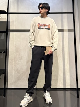 「アイテム（財布）」を使った、IBUKIさん（メンズ・182cm）の冬コーディネート