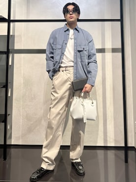 「アイテム（ハンドバッグ）」を使った、IBUKIさん（メンズ・182cm）の秋コーディネート