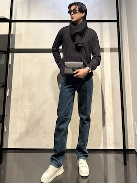 「アイテム（アナログ腕時計）」を使った、IBUKIさん（メンズ・182cm）の秋コーディネート