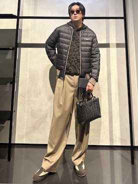 「お洒落さんとつながりたい」｜「アイテム（財布/小物）」を使った、IBUKIさん（メンズ・182cm）の秋コーディネート