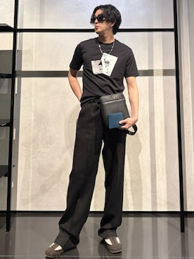 「お洒落さんとつながりたい」｜「アイテム（財布/小物）」を使った、IBUKIさん（メンズ・182cm）の秋コーディネート