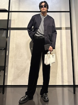 「アイテム（財布）」を使った、IBUKIさん（メンズ・182cm）の秋コーディネート