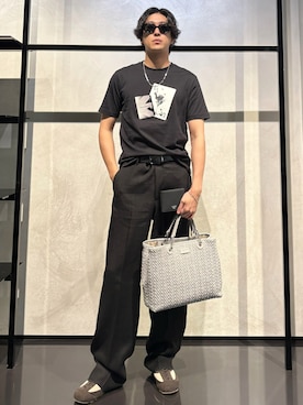 「アイテム（スニーカー）」を使った、IBUKIさん（メンズ・182cm）の夏コーディネート