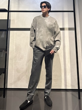 「アイテム（財布）」を使った、IBUKIさん（メンズ・182cm）の秋コーディネート