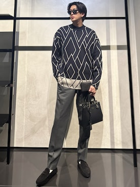 「アイテム（財布/小物）」を使った、IBUKIさん（メンズ・182cm）の秋コーディネート