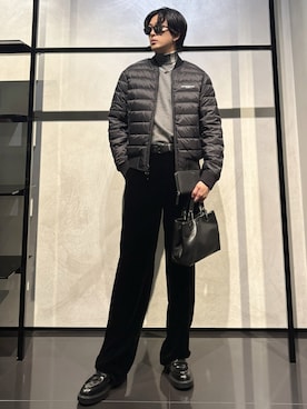 「アイテム（財布）」を使った、IBUKIさん（メンズ・182cm）の秋コーディネート