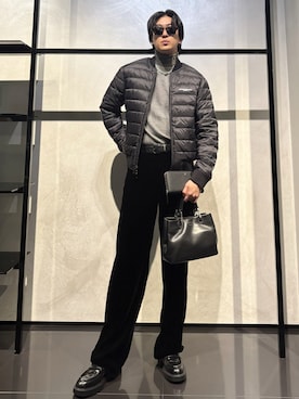 「アイテム（財布）」を使った、IBUKIさん（メンズ・182cm）の秋コーディネート