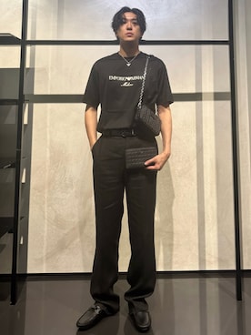「アイテム（財布）」を使った、IBUKIさん（メンズ・182cm）の夏コーディネート