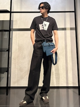 「アイテム（財布）」を使った、IBUKIさん（メンズ・182cm）の夏コーディネート