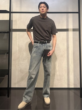 「アイテム（財布）」を使った、IBUKIさん（メンズ・182cm）の夏コーディネート