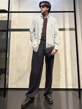 「アイテム（財布）」を使った、IBUKIさん（メンズ・182cm）の冬コーディネート