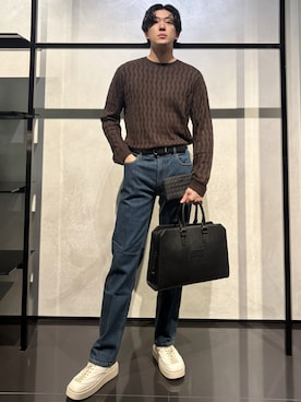 「アイテム（財布）」を使った、IBUKIさん（メンズ・182cm）の夏コーディネート