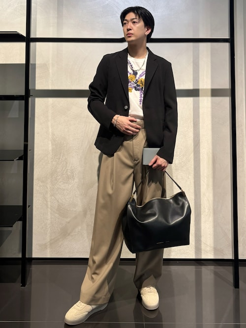極美品 エンポリオアルマーニ リネン ジャケット 黒×シルバー チェック M-L 極美品 エンポリオアルマーニ リネン ジャケット 黒×シルバー