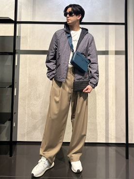 「ootd」｜「アイテム（ナイロンジャケット）」を使った、IBUKIさん（メンズ・182cm）の秋コーディネート