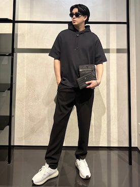 「アイテム（財布）」を使った、IBUKIさん（メンズ・182cm）の夏コーディネート
