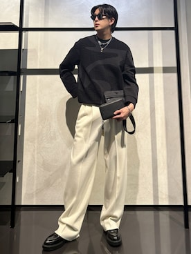 「アイテム（財布）」を使った、IBUKIさん（メンズ・182cm）の秋コーディネート