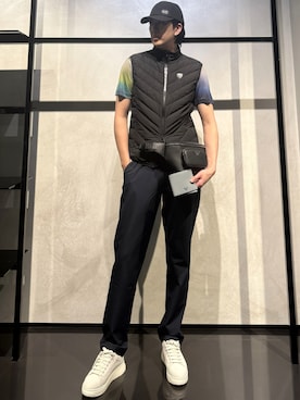 「アイテム（財布、グレー系）」を使った、IBUKIさん（メンズ・182cm）の冬コーディネート