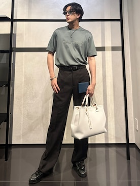 「アイテム（財布/小物）」を使った、IBUKIさん（メンズ・182cm）の夏コーディネート