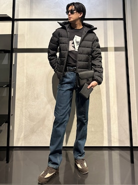 「アイテム（財布）」を使った、IBUKIさん（メンズ・182cm）の秋コーディネート