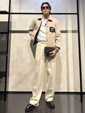 「アイテム（財布）」を使った、IBUKIさん（メンズ・182cm）の冬コーディネート