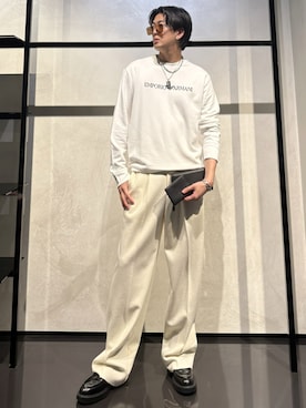 「トレーナー」｜IBUKIさん（メンズ・182cm）の秋コーディネート