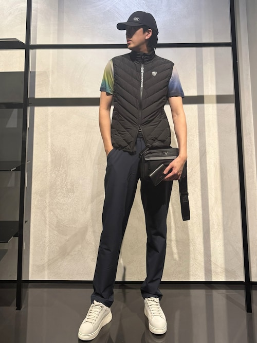 EMPORIO ARMANI EA7のトップスを使ったコーディネート(ZOZOTOWN Yahoo