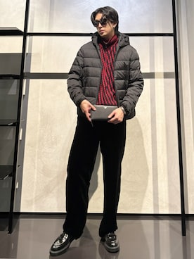 「アイテム（財布）」を使った、IBUKIさん（メンズ・182cm）の秋コーディネート