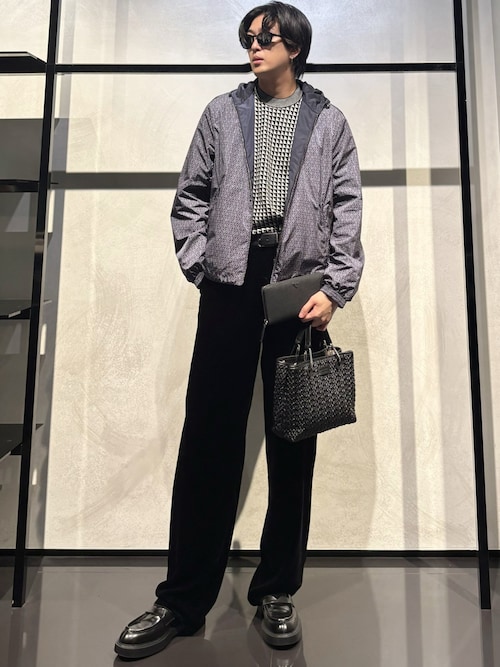 エンポリオ アルマーニ】ローファー ブラッシュドレザー製（ローファー