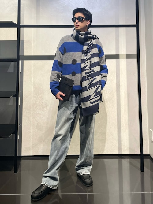 エンポリオアルマーニ ストライプ　オーバーサイズブルゾン エンポリオアルマーニ ストライプ オーバーサイズブルゾン