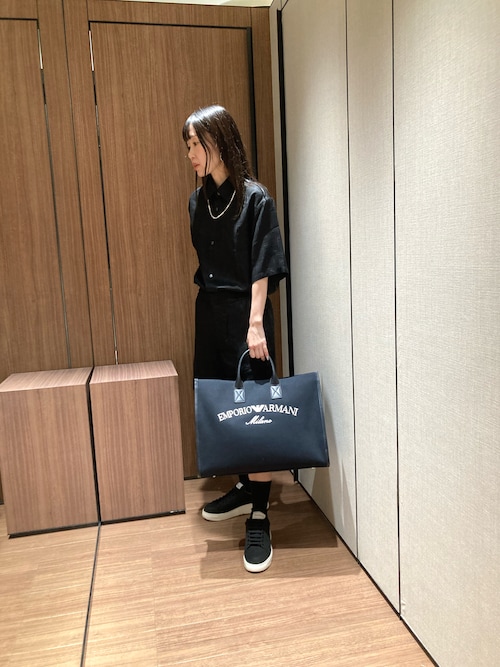 エンポリオ アルマーニ】スニーカー ヌバック製 オーバーサイズ