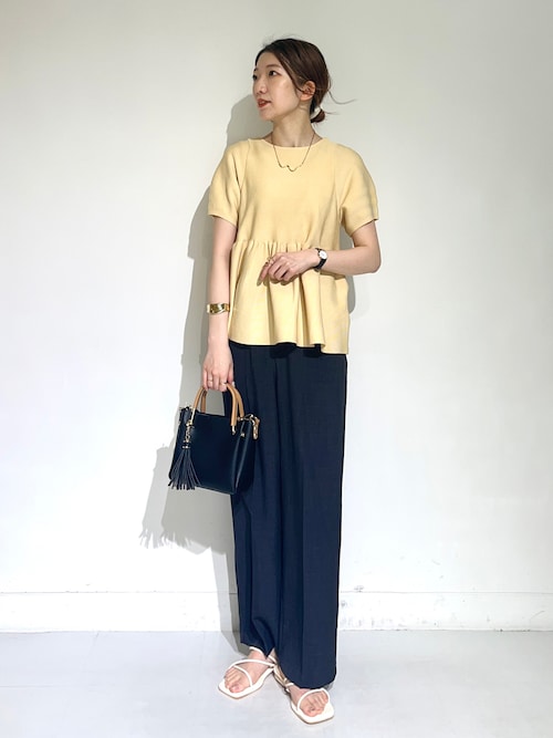 セール】ボリュームスリーブペプラムセーター（ニット/セーター