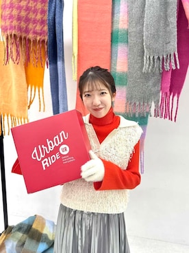 「ur_welcomeありがとうに会いに行く。」｜sakiさん（レディース・166cm）の冬コーディネート