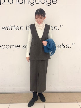 sakiさん（レディース・166cm）の冬コーディネート