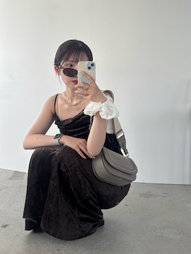 「アイテム（キャミソール）」を使った、sakiさん（レディース・166cm）の夏コーディネート