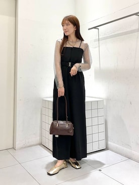 「アイテム（その他トップス、シルバー系）」を使った、sakiさん（レディース・166cm）の秋コーディネート