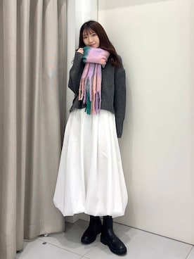 sakiさん（レディース・166cm）の冬コーディネート