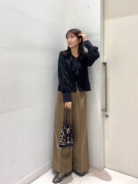 「SENSE OF PLACE by URBAN RESEARCH（センスオブプレイスバイアーバンリサーチ）のアイテム」を使った、sakiさん（レディース・166cm）の秋コーディネート