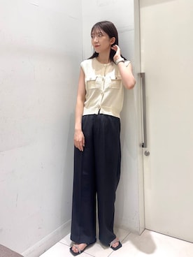 「イエベ」｜sakiさん（レディース・166cm）の夏コーディネート