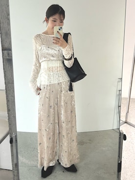 「アイテム（その他トップス）」を使った、sakiさん（レディース・166cm）の秋コーディネート