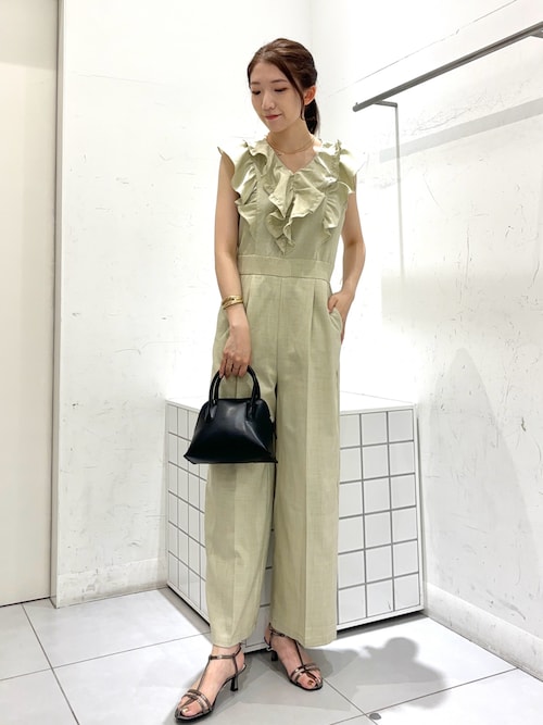 UNITED ARROWS UAB フリルスリーブ オールインワン UNITED ARROWS（ユナイテッドアローズ）の「UAB フリルスリーブ