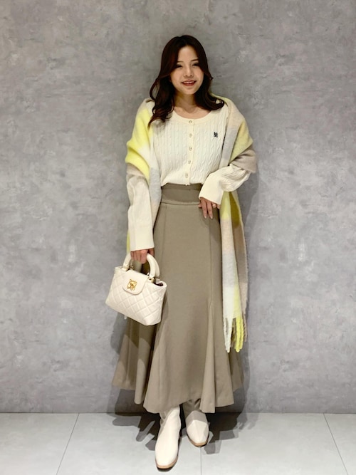 美easyウーリッシュバックレースアップマーメイドSK（スカート）｜VIS