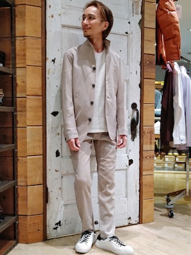 NICOLE CLUB FOR MENさん(メンズ・170cm)の冬コーディネート